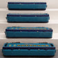 Lionel 6-13408 Std Gauge Blue Comet Passenger Set #1420, #1421, #1422, #4423 EX