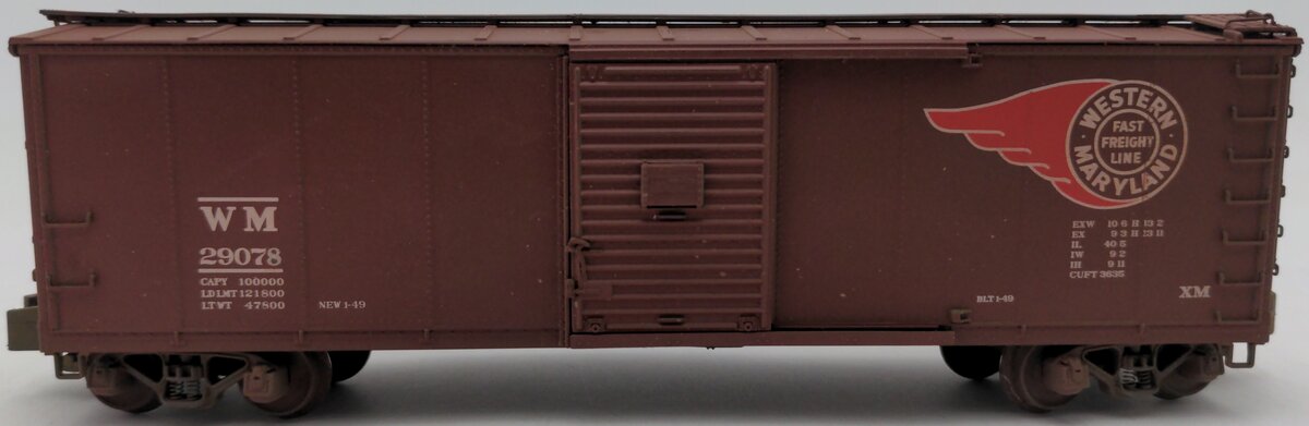 MTH 35-74011 Western Maryland 40' Boxcar #29083 VG/Box