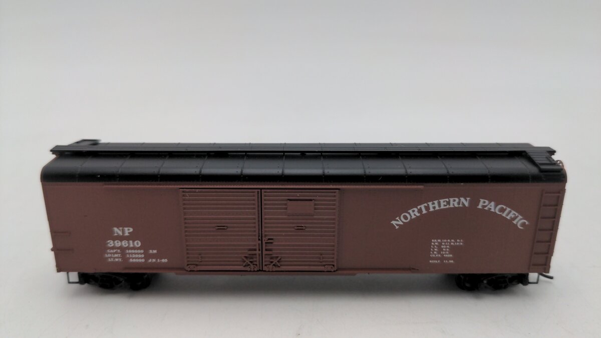 Micro-Trains 07900020 N Northern Pacific 50' Double Door Wagon Top Boxcar #39610 EX/Box