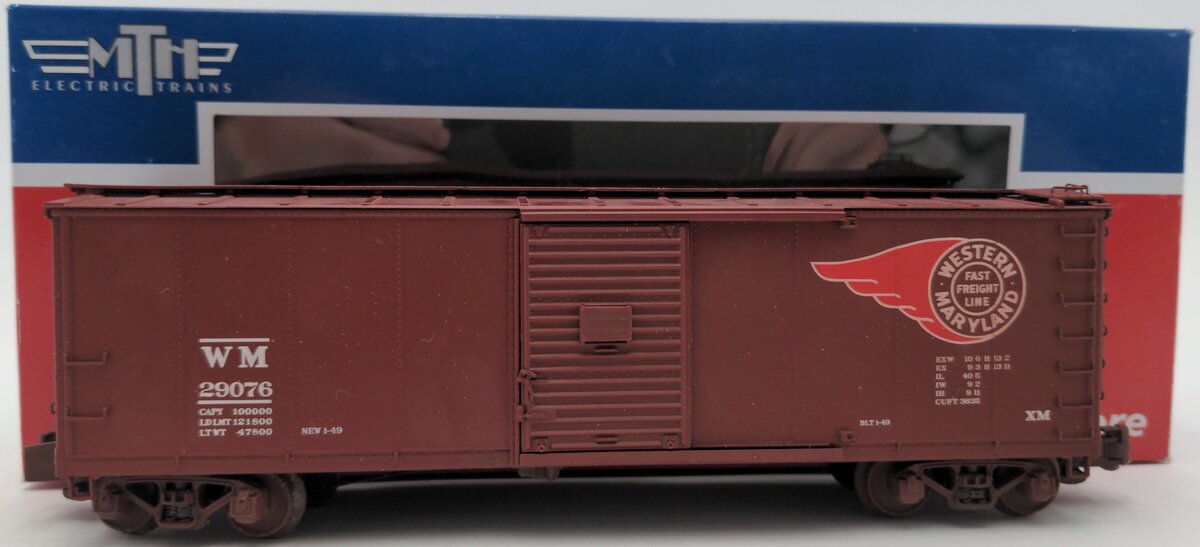 MTH 35-74011 Western Maryland 40' Boxcar #29083 EX/Box