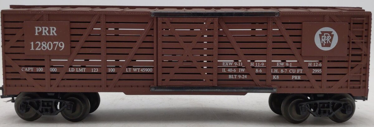 KMT 128079 O Gauge PRR Stock Car VG