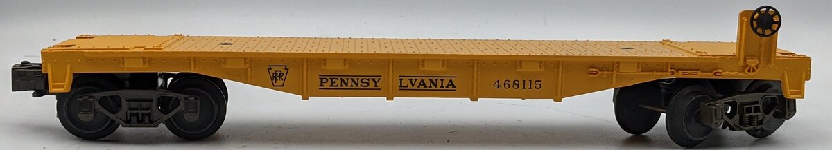 MTH 20-7600 Pennsylvania Flatcar (3-Rail) MT/Box