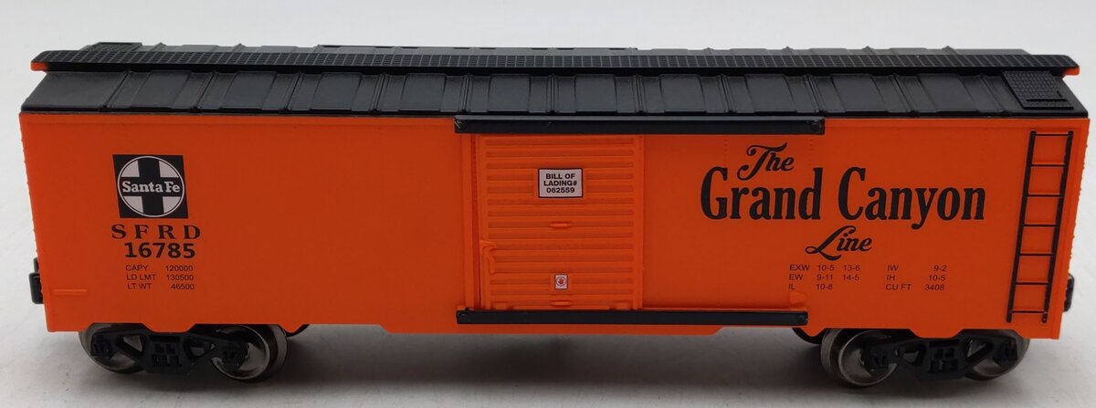 Menards 279-4532 O Gauge Santa Fe Grand Canyon Line Boxcar #16785 EX/Box