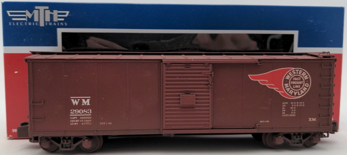 MTH 35-74011 Western Maryland 40' Boxcar #29083 VG/Box