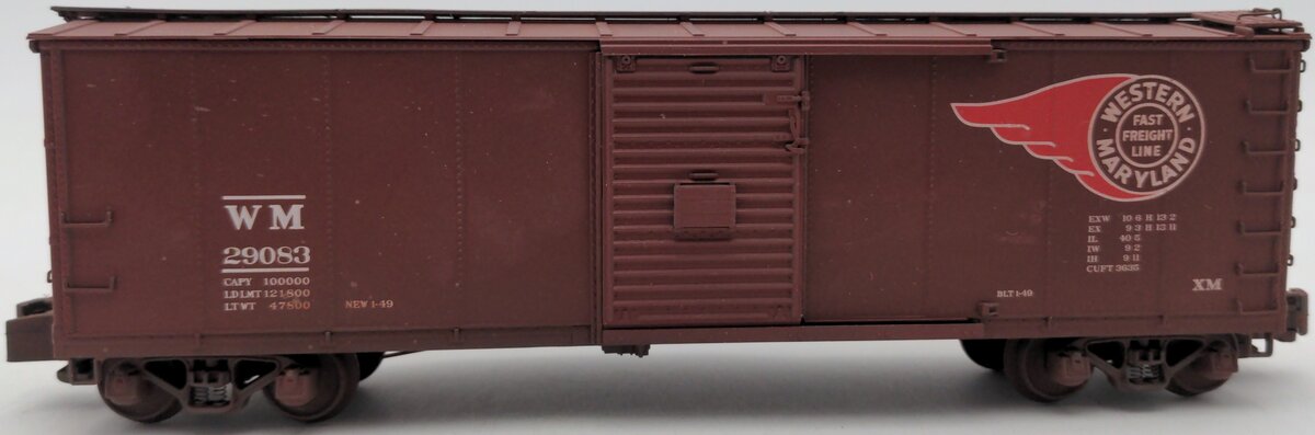 MTH 35-74011 Western Maryland 40' Boxcar #29083 VG/Box