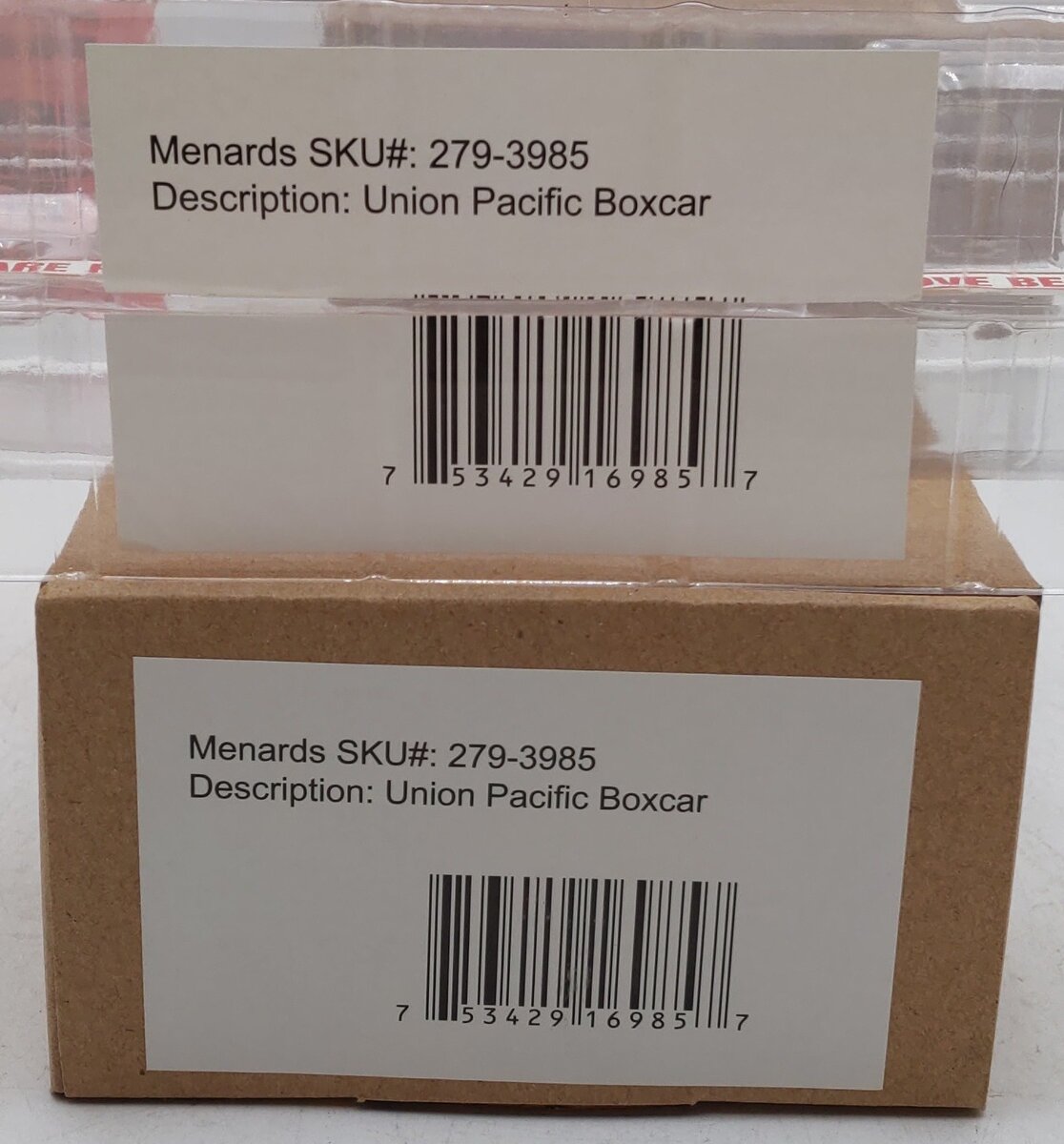 Menards 279-3985 O Union Pacific We Can Handle It Boxcar #10824 EX/Box