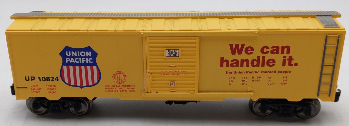 Menards 279-3985 O Union Pacific We Can Handle It Boxcar #10824 EX/Box