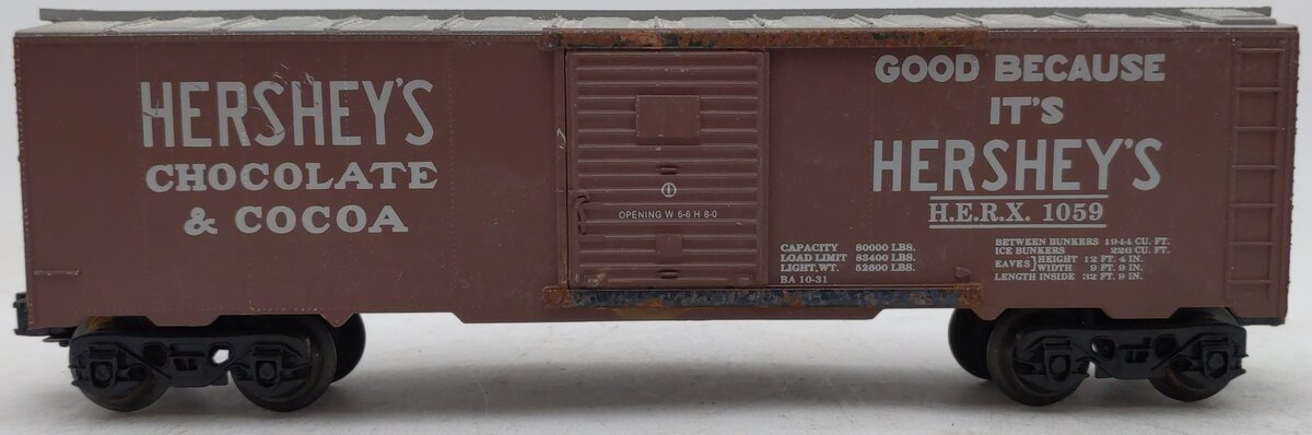 KMT O Gauge 1059 Hersey's Chocolate Boxcar VG
