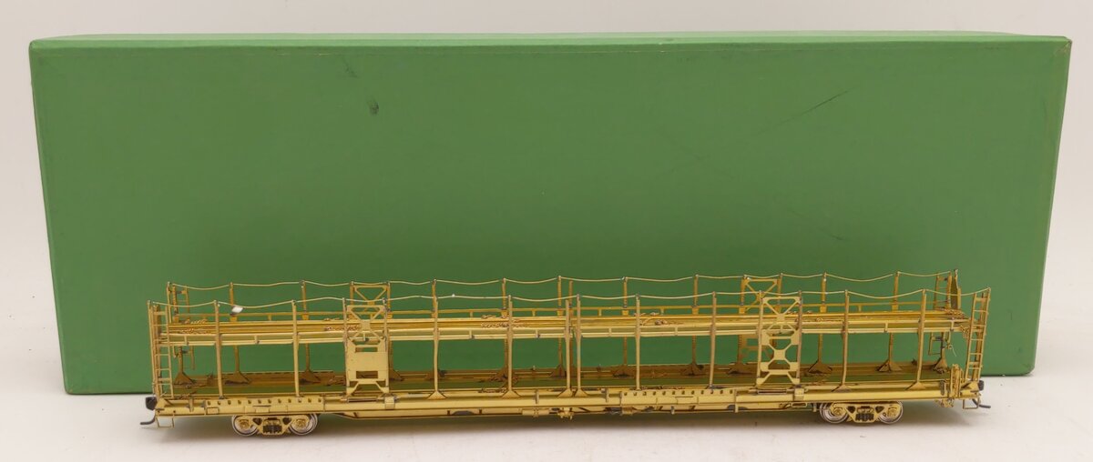 Overland OMI-3125 HO BRASS Whitehead-Kales Bi-Level Open Auto Rack Car EX/Box
