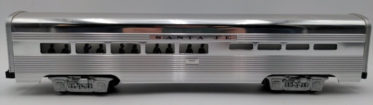 Lionel 6-19111 O Gauge Santa Fe Aluminum Diner Car #601 EX/Box