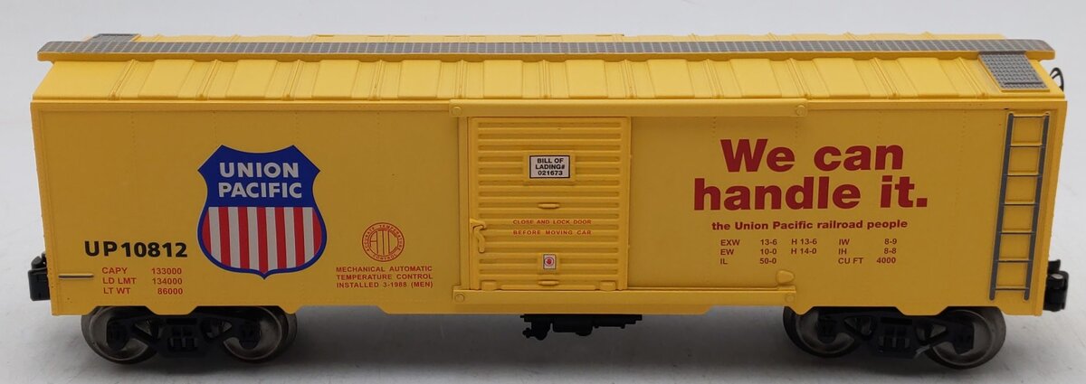 Menards 279-3985 O Scale Union Pacific We Can Handle It Boxcar #10812 EX/Box