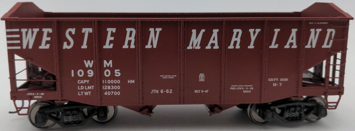 MTH 35-75084 Western Maryland Hopper #10905 LN/Box