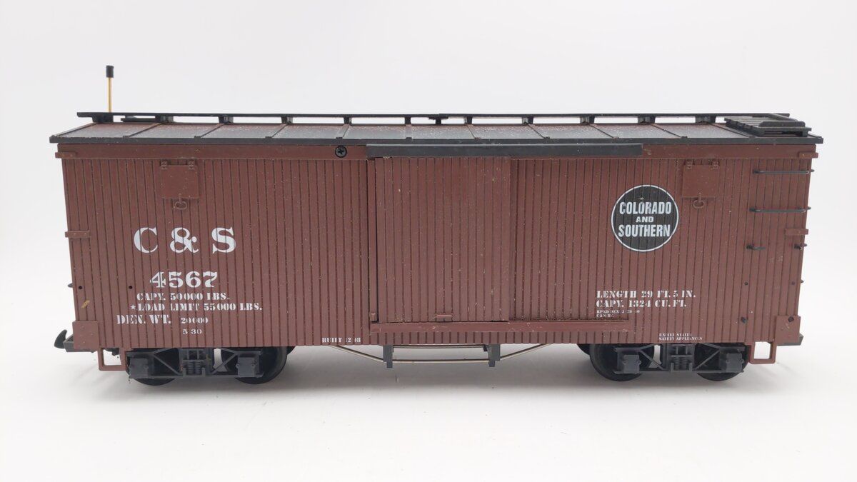 LGB 45670 G Scale Colorado & Southern Boxcar #4567 EX