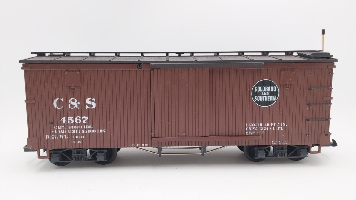 LGB 45670 G Scale Colorado & Southern Boxcar #4567 EX