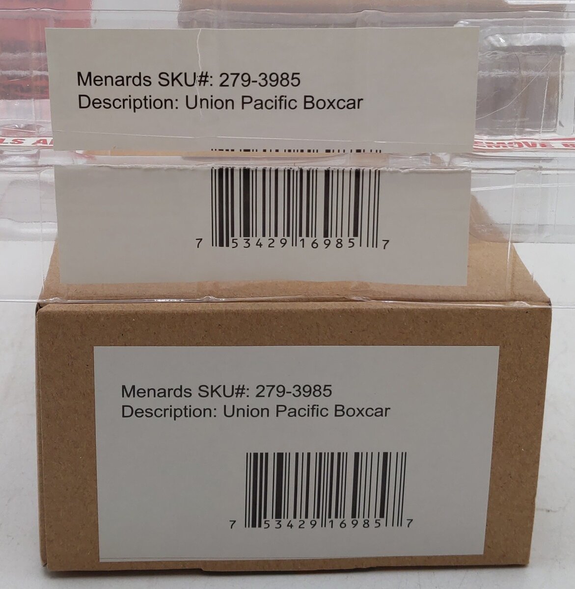 Menards 279-3985 O Union Pacific We Can Handle It Boxcar #10585 EX/Box
