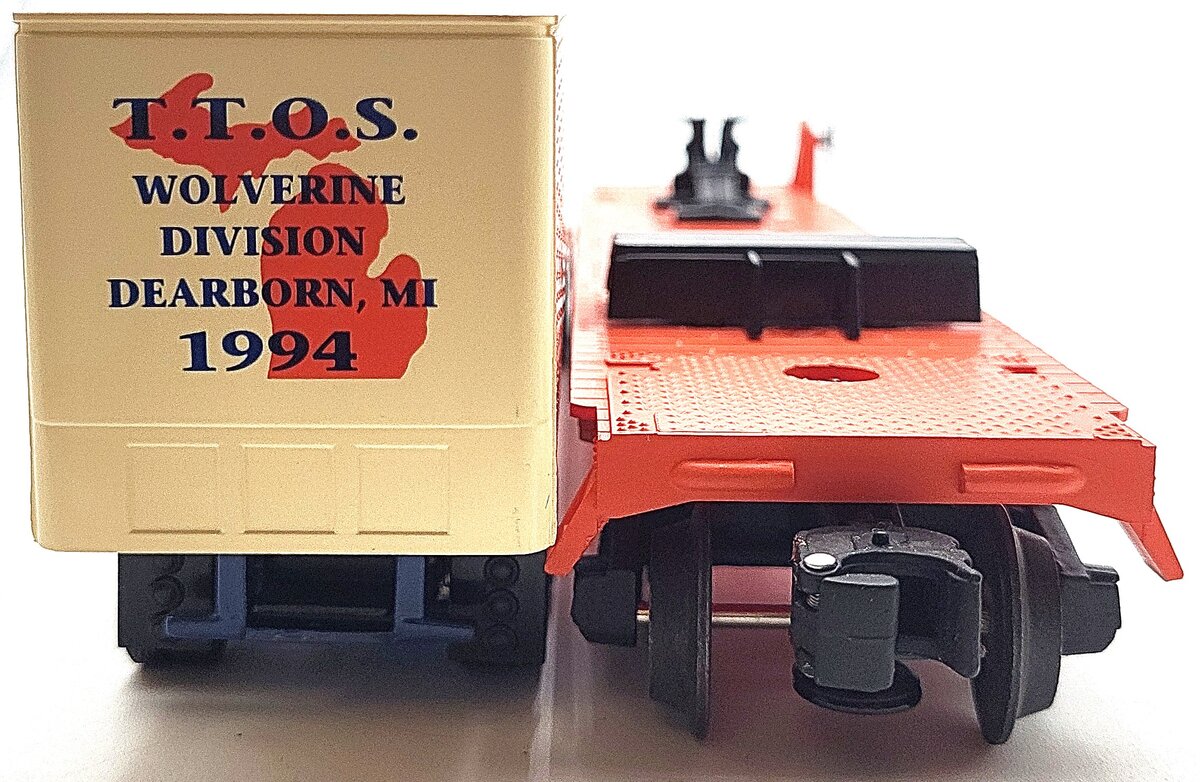 Lionel 6-52040 O Gauge TTOS Flatcar with Tractor & Trailer LN/Box
