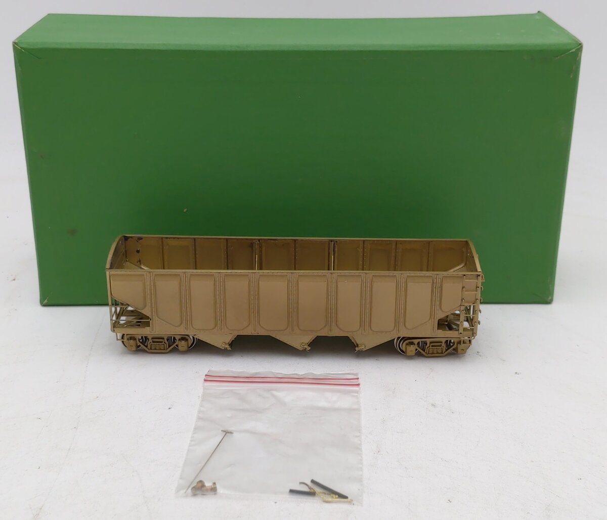 Overland OMI-1308 HO BRASS C&O Triple Hopper - Unpainted EX/Box