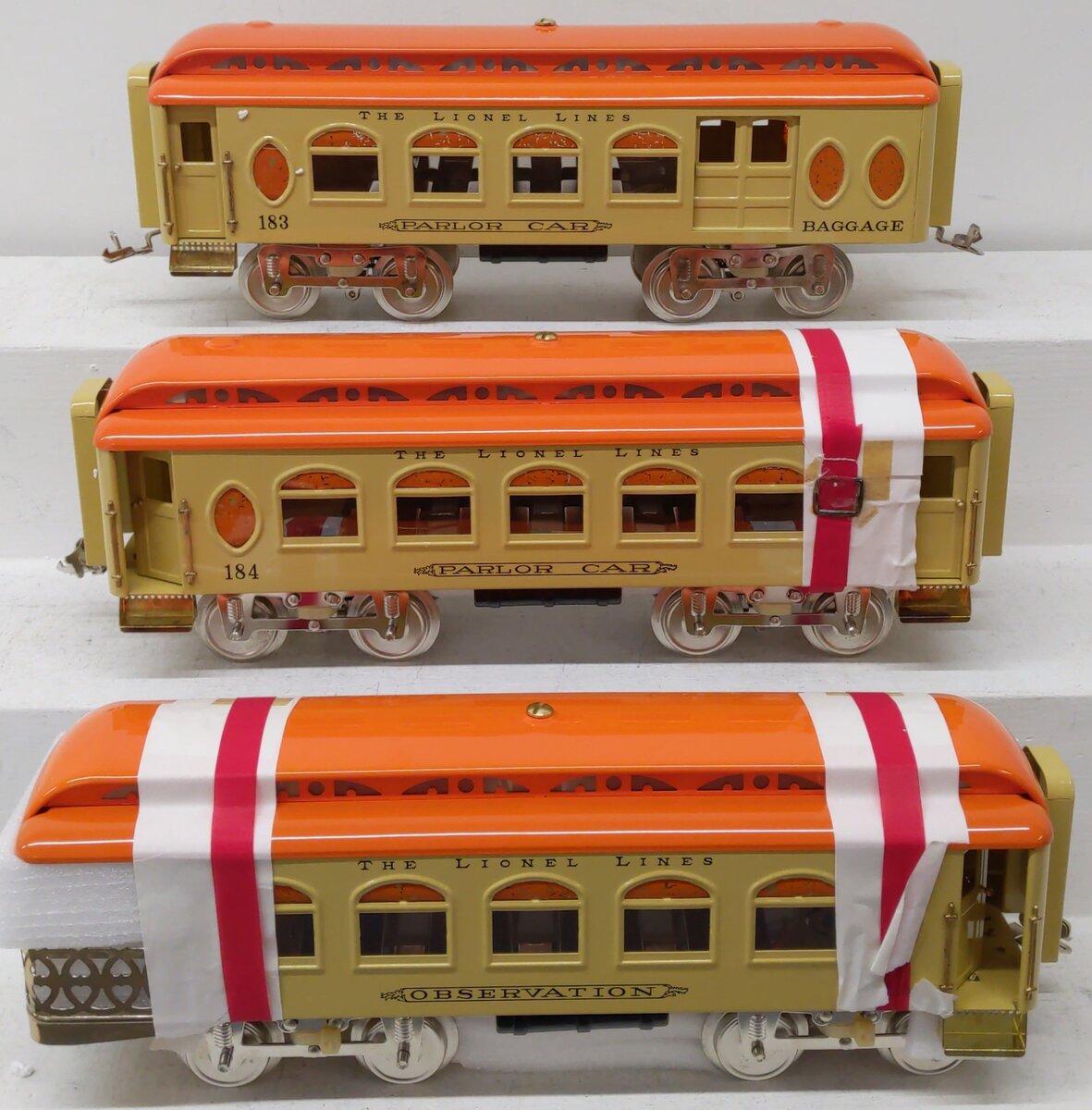 Lionel 6-13412 Standard Gauge Passenger Car Set EX