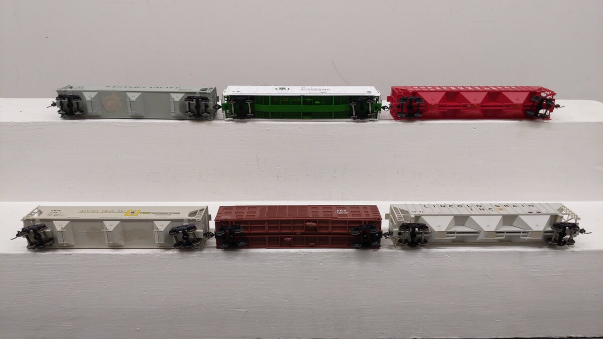 HO Scale Assorted Freight Cars: 7112, 130009, 3050, 476950, 11914, 1025 [6] VG
