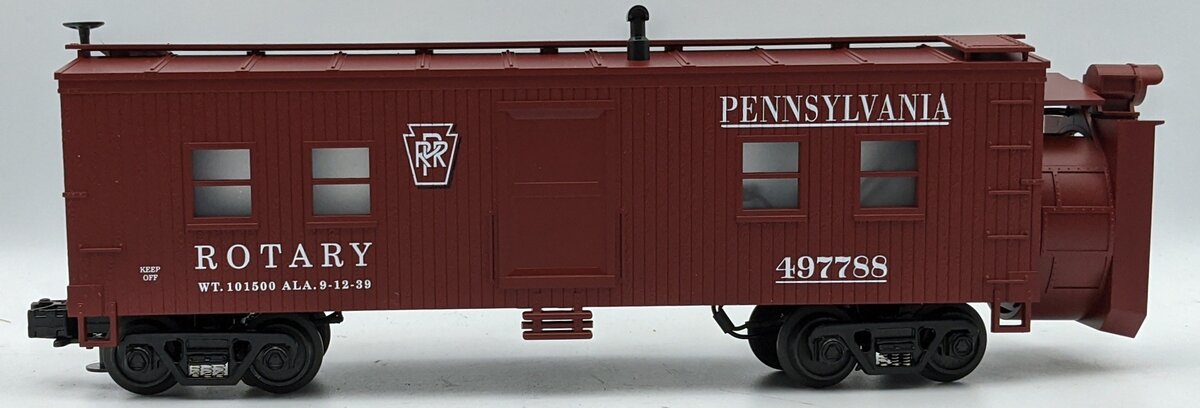 MTH 30-2124 O Gauge Pennsylvania Rotary Snow Plow #497788 LN/Box