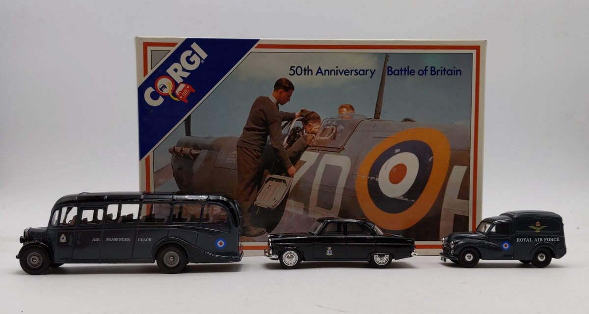 Corgi D35/1 1:50 Scale 50th Anniversary Battle of Britain (set of 3) NIB