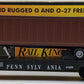 MTH 30-7626 O Gauge Pennsylvania Railroad Flatcar w/ Trailer #474399 LN/Box