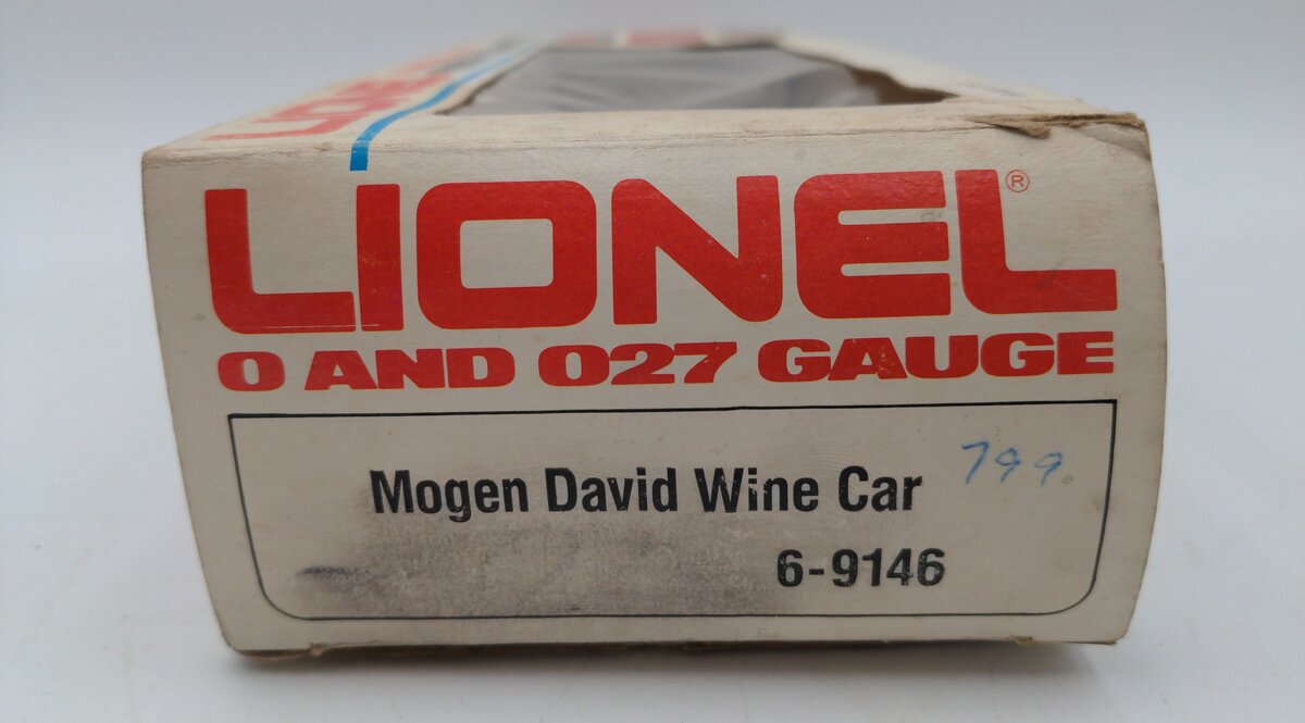Lionel 6-9146 O Gauge Mogen David Wine Car VG/Box