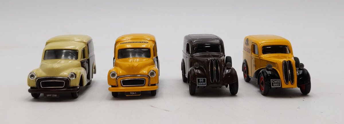 Corgi D72/1 1:43 Scale  Minors and Populars (4 van set) NIB
