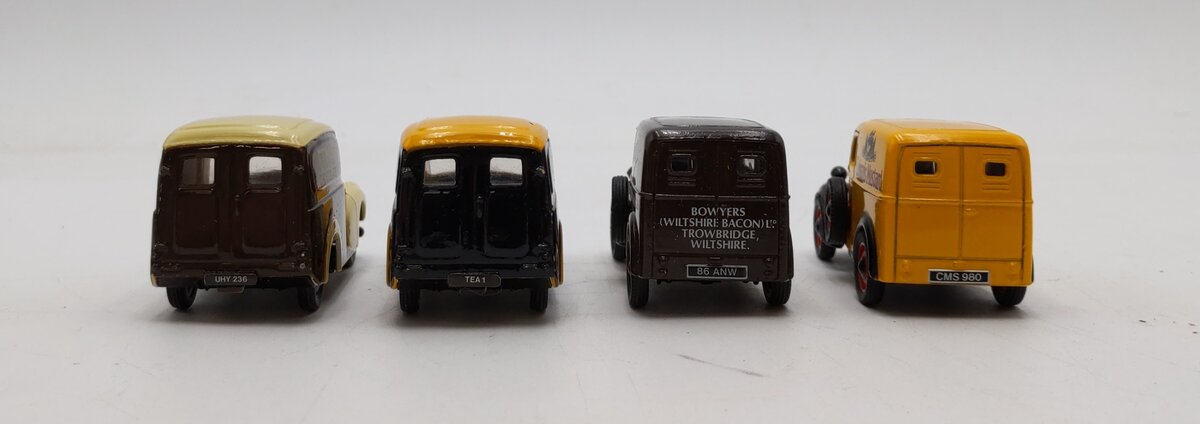 Corgi D72/1 1:43 Scale  Minors and Populars (4 van set) NIB