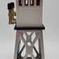 MTH 11-90009 Standard Gauge No.438 Tinplate White/Aluminum Signal Tower EX