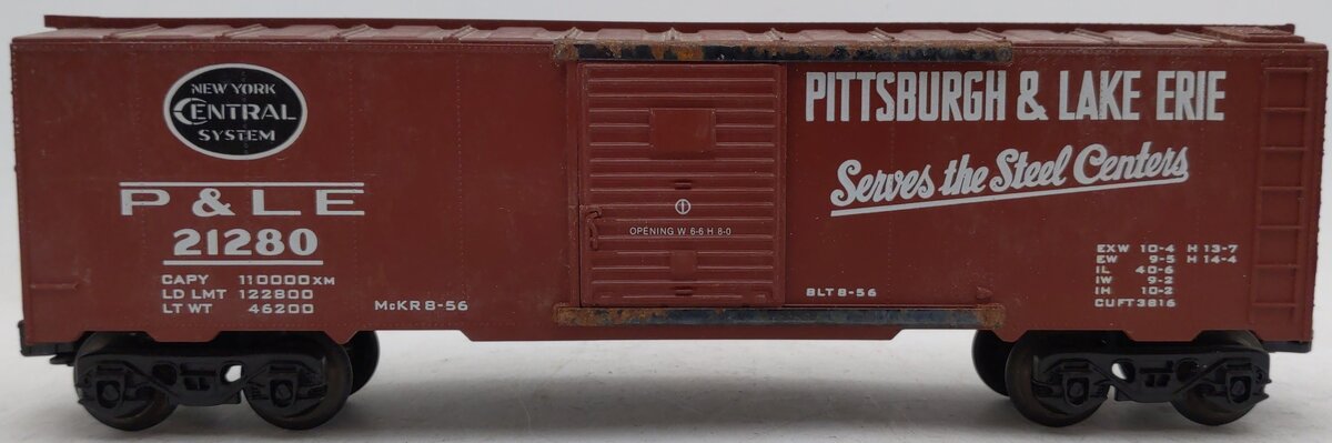 KMT 37 O Gauge NYC PL&E Boxcar #21280 VG