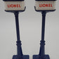MTH 11-90112 Lionel Blue NO.57 Corner Lamp Set (2) LN