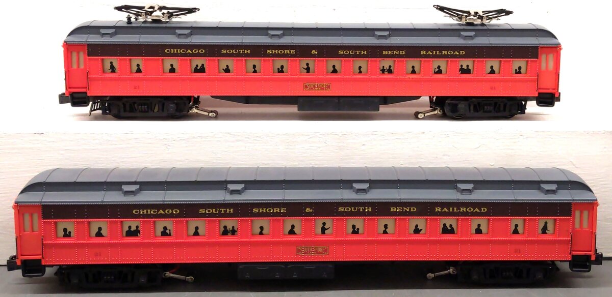 K-Line K2700-012 O CSS&B 18" Heavyweight Interurban Cars (Set of 2) EX/Box