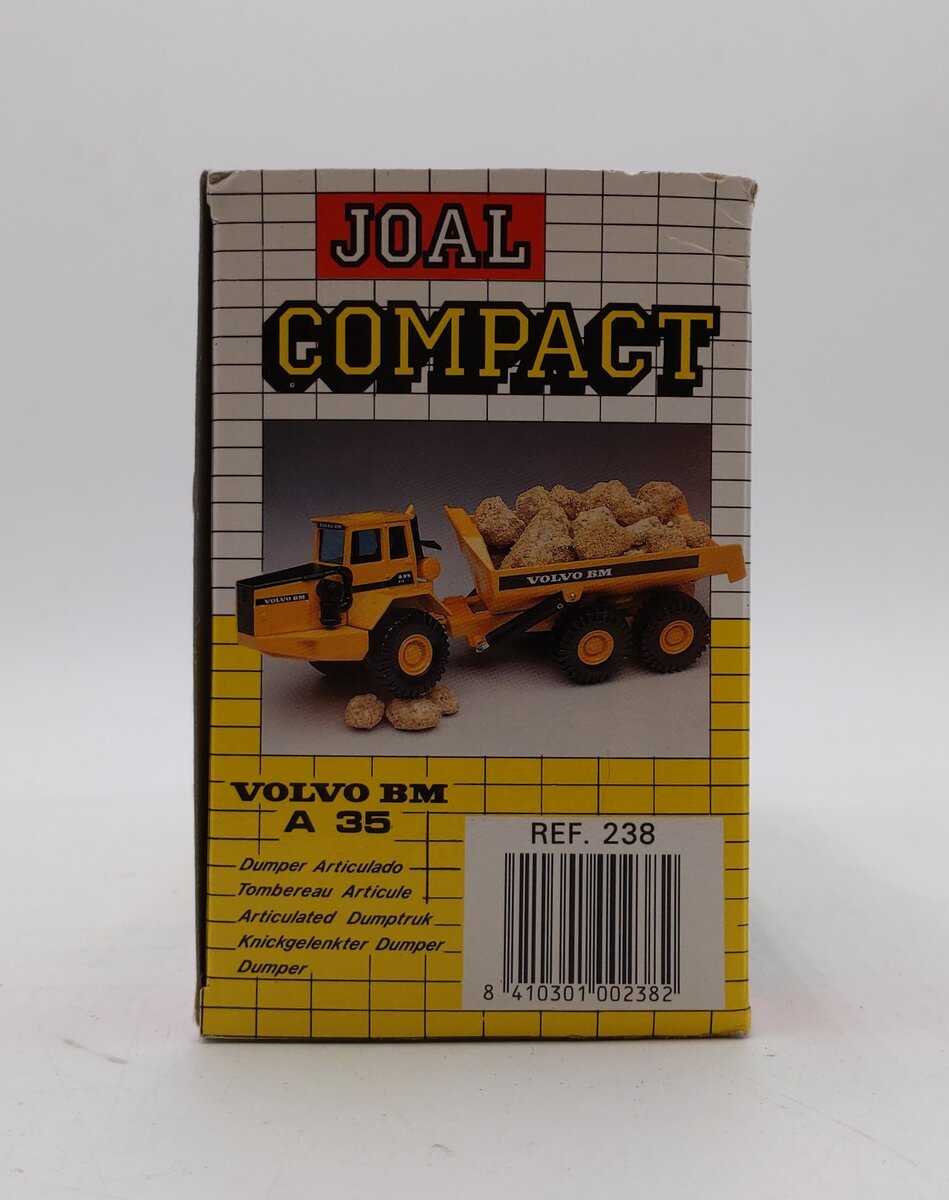 Joal Compact 1:50 Scale Diecast Volvo BM A 35 Dump Truck NIB