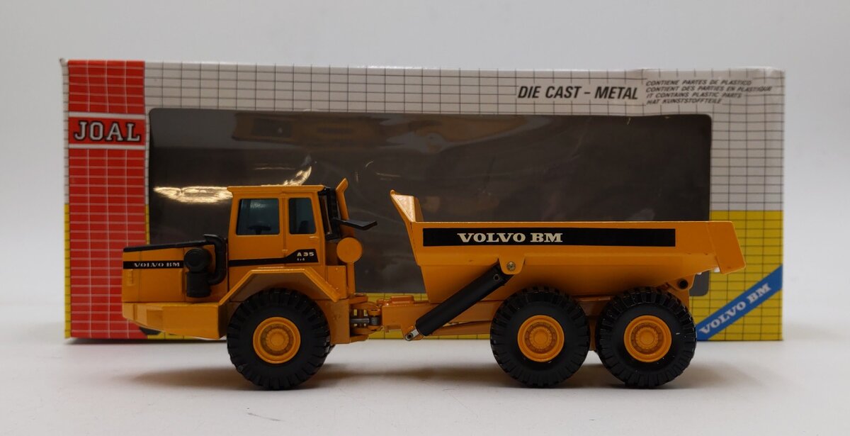 Joal Compact 1:50 Scale Diecast Volvo BM A 35 Dump Truck NIB