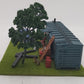 Menards 275-9491 O Scale Cripple Creek Rail Maintenance Office  w/LED Lights LN