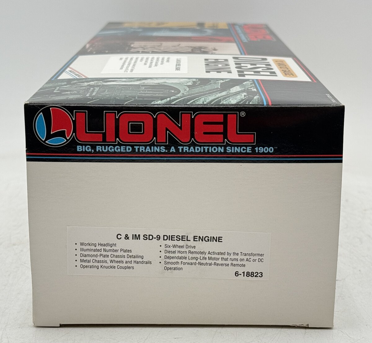 Lionel 6-18823 O Gauge Chicago & Illinois Midland SD-9 Diesel Locomotive #52 EX/Box