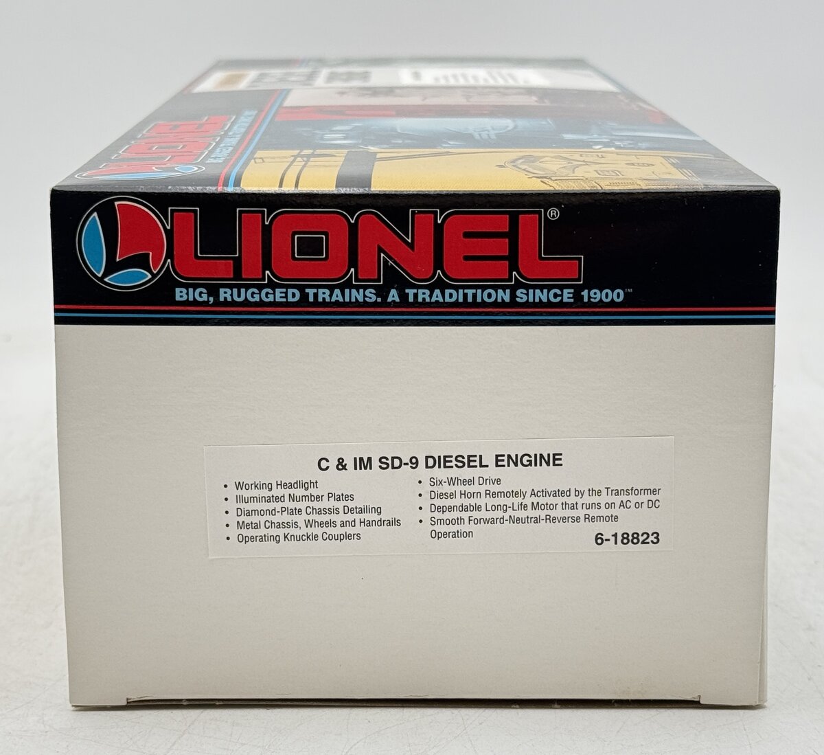 Lionel 6-18823 O Gauge Chicago & Illinois Midland SD-9 Diesel Locomotive #52 EX/Box