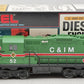 Lionel 6-18823 O Gauge Chicago & Illinois Midland SD-9 Diesel Locomotive #52 EX/Box