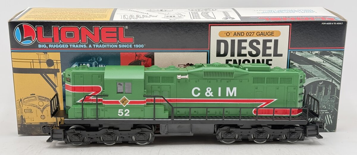 Lionel 6-18823 O Gauge Chicago & Illinois Midland SD-9 Diesel Locomotive #52 EX/Box