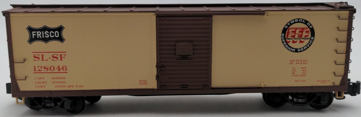 S-Helper Service 01135 S Scale Frisco LCL Rebuilt Boxcar #128046 LN