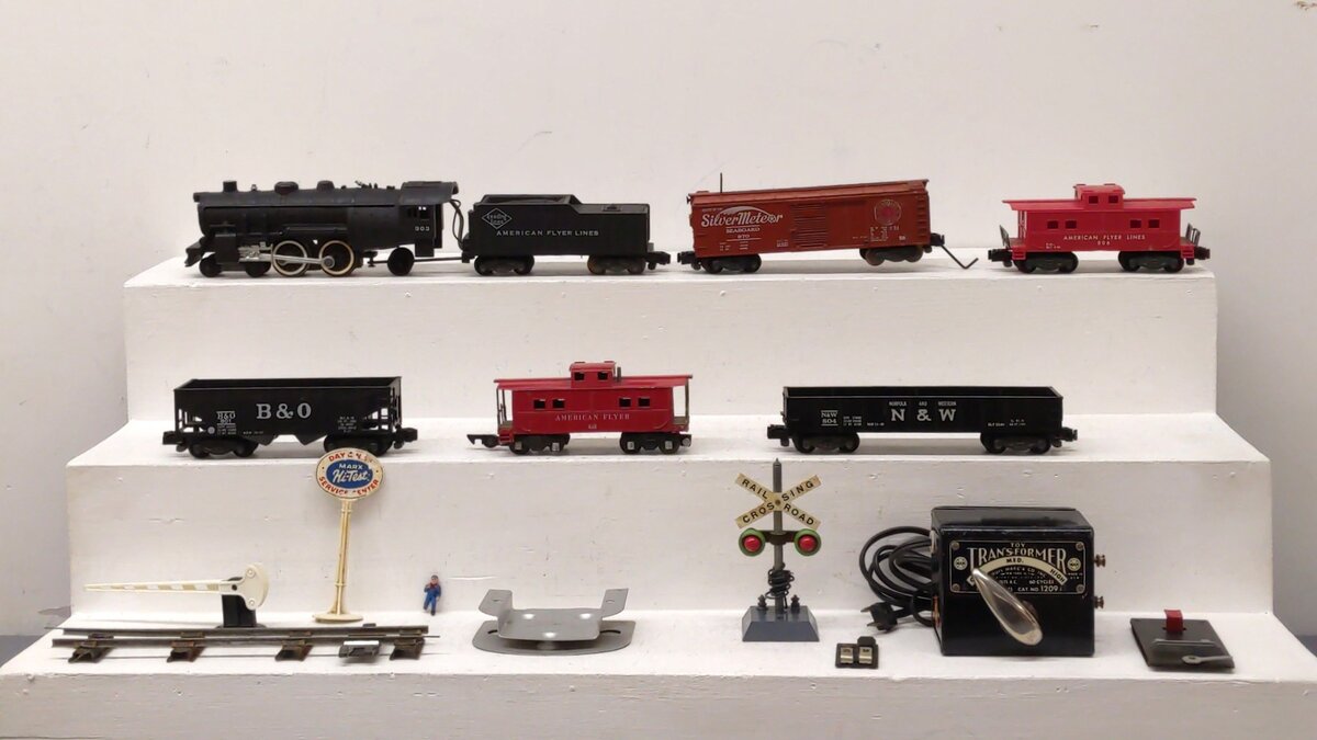 American Flyer 5615T Vintage S New Black Diamond Freight, 303,801,970,804,806 VG