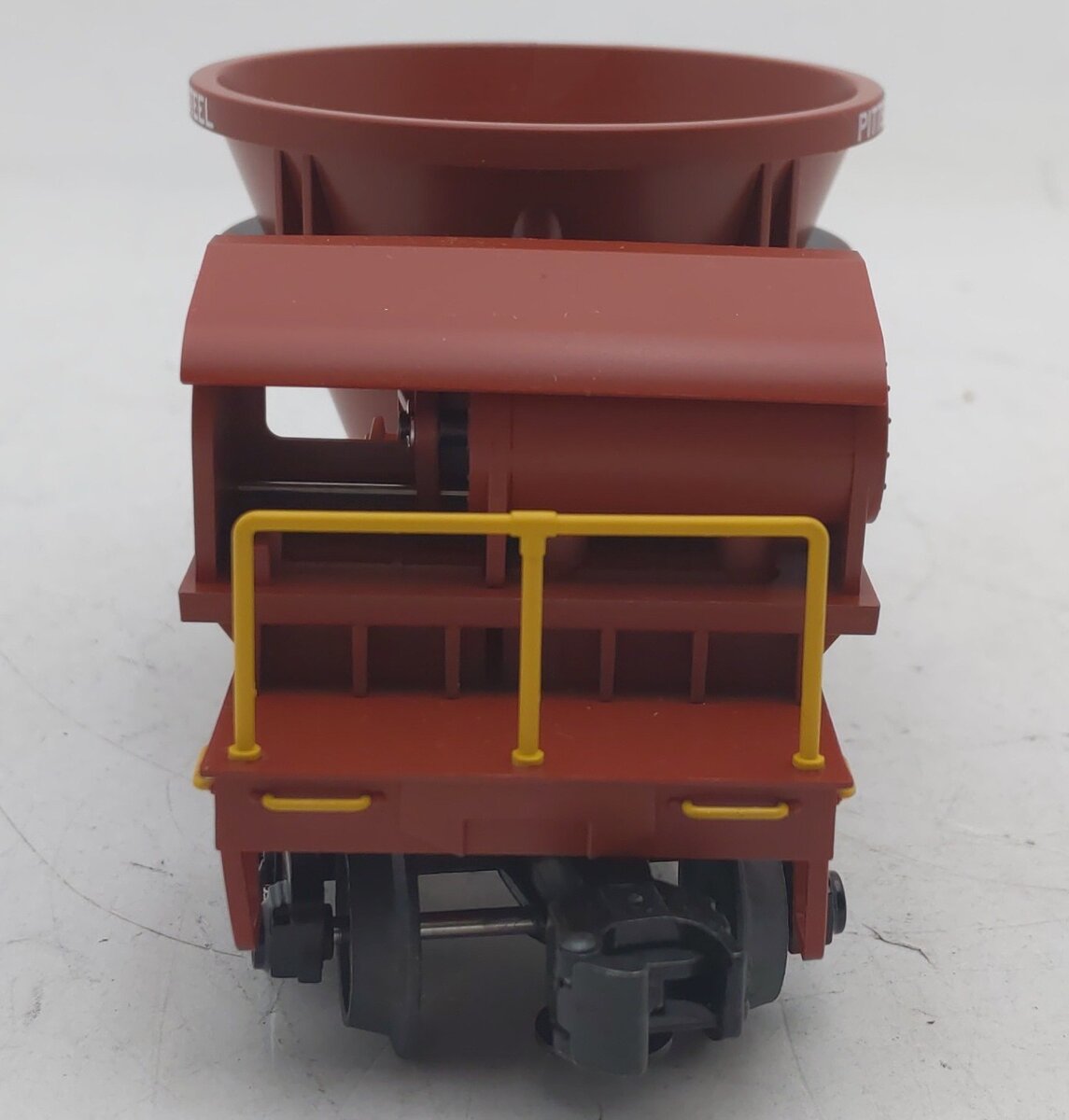 MTH 30-79594 O Pittsburg Steel Slag Car in Tuscan #389 LN