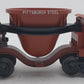 MTH 30-79594 O Pittsburg Steel Slag Car in Tuscan #389 LN