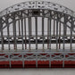 MTH 10-1016 Standard Gauge Silver and Red Hellgate Bridge EX