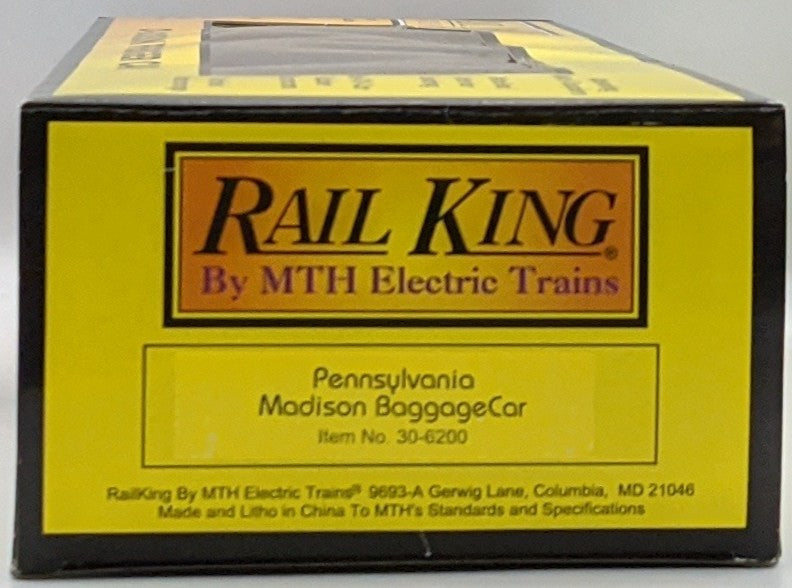 MTH 30-6200 O Gauge Pennsylvania Madison Baggage Car #5753 LN/Box