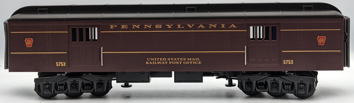 MTH 30-6200 O Gauge Pennsylvania Madison Baggage Car #5753 LN/Box