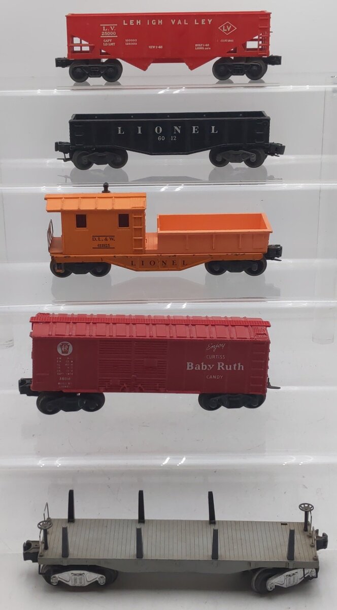 Lionel Vintage O Gauge Freight Cars #25000,6012,6411,X6014,611925 [5] VG