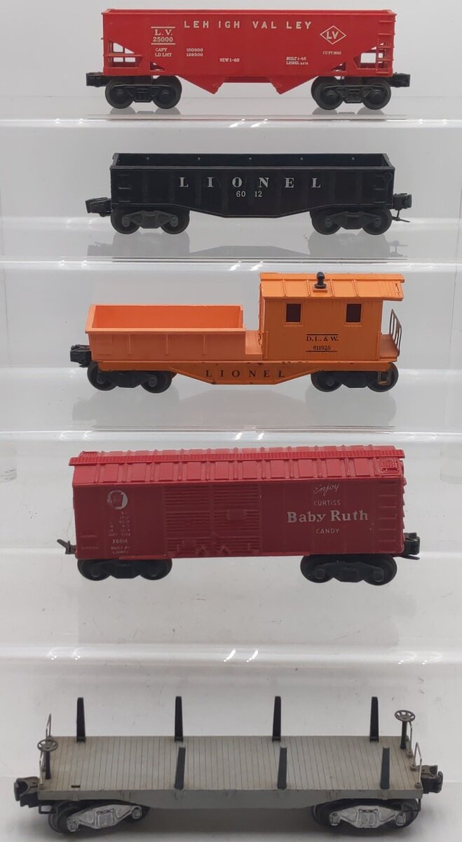 Lionel Vintage O Gauge Freight Cars #25000,6012,6411,X6014,611925 [5] VG