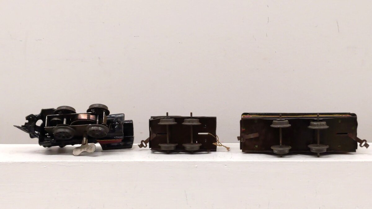 American Flyer Vintage O Gauge Postwar Wind-Up Steam Locomotive Set VG/Box